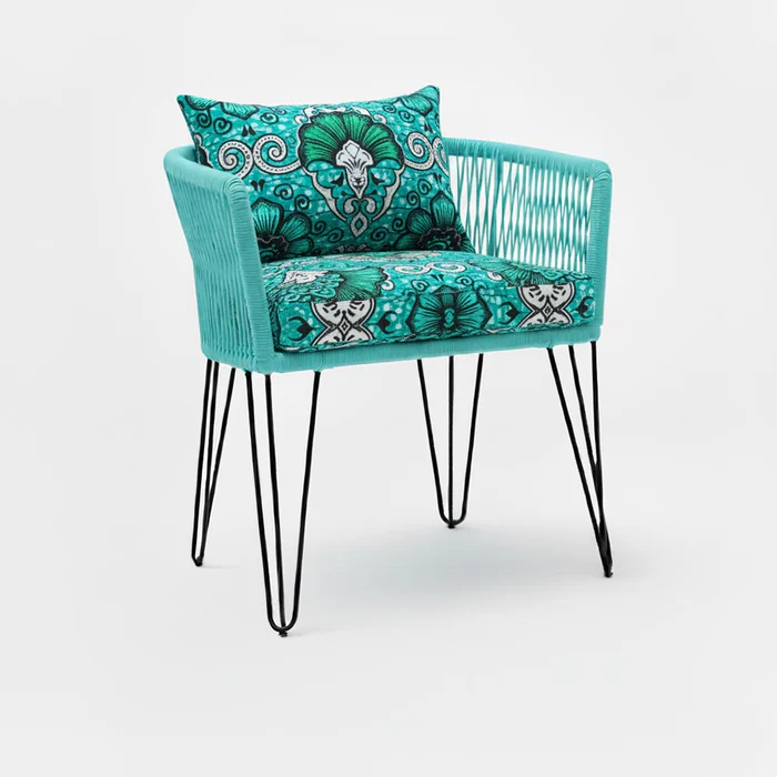 Chaise-en-corde-tressee-boheme-amboha-turquoise