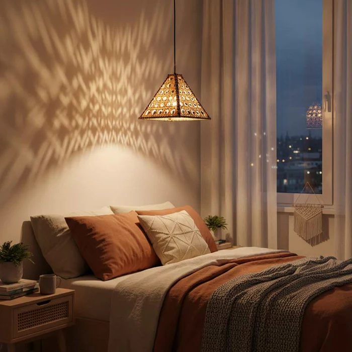 Luminaire-en-fibre-de-palmier-naturelle