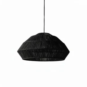 Abat-jour bohème chic Noir | BELLA