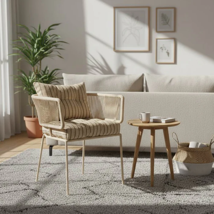 Chaise-en-corde-tressee-boheme-salle-a-manger-amboha-Beige