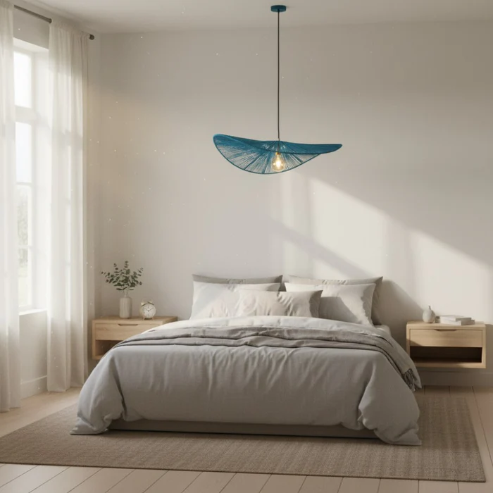 deco_interieur_elegante_suspension_corde_chic_bleu_lagon