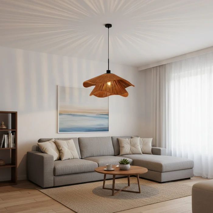 luminaire_artisanal_fibres_naturelles_cannelle