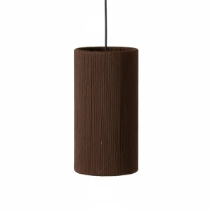 Plafonnier cylindrique bohème Chocolat | Collection ANTALAHA