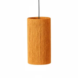 Plafonnier cylindrique bohème Orange | Collection ANTALAHA