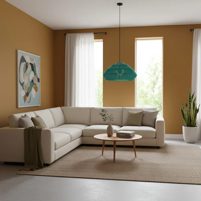 suspension_plafonnier_turquoise_design_epure_lumiere_apaisante