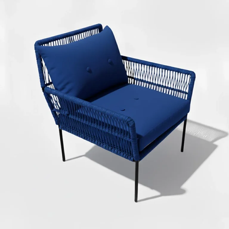 Fauteuil-en-corde-tressee-boheme-Bleu-roi-amboha