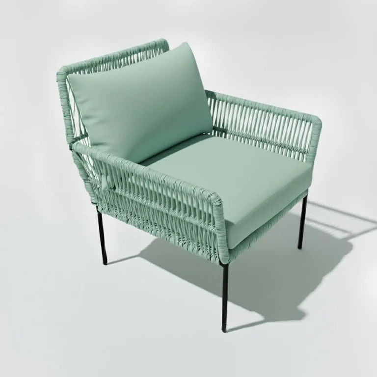 Fauteuil-en-corde-tressee-boheme-Vert-eau-amboha