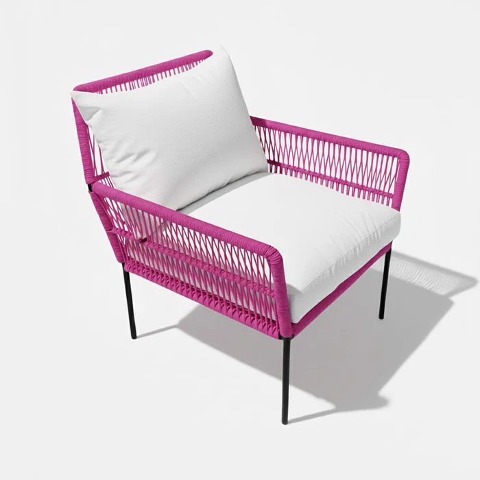 Fauteuil-en-corde-tressee-boheme-fuchsia-amboha