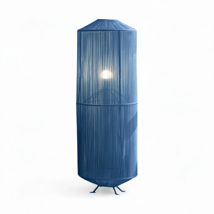 Lampe_sur_pied_boheme_chic_bleu_roi_Collection_NOSY_BE