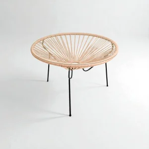 Table basse ronde Sable - bohème chic | 60cm