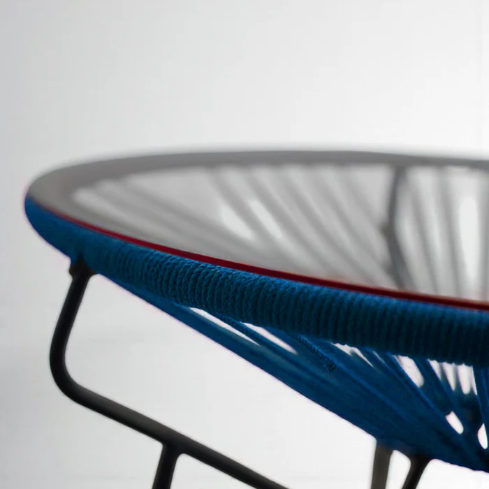 Table-basse-ronde-bleu---boheme-chic