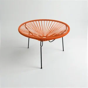 Table basse ronde Orange - bohème chic | 60cm