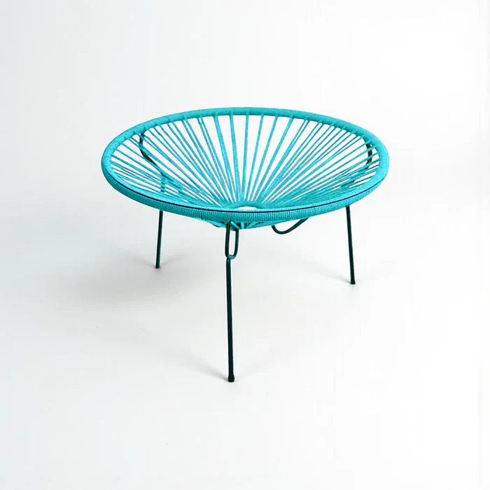 Table-basse-ronde-turquoise-chic