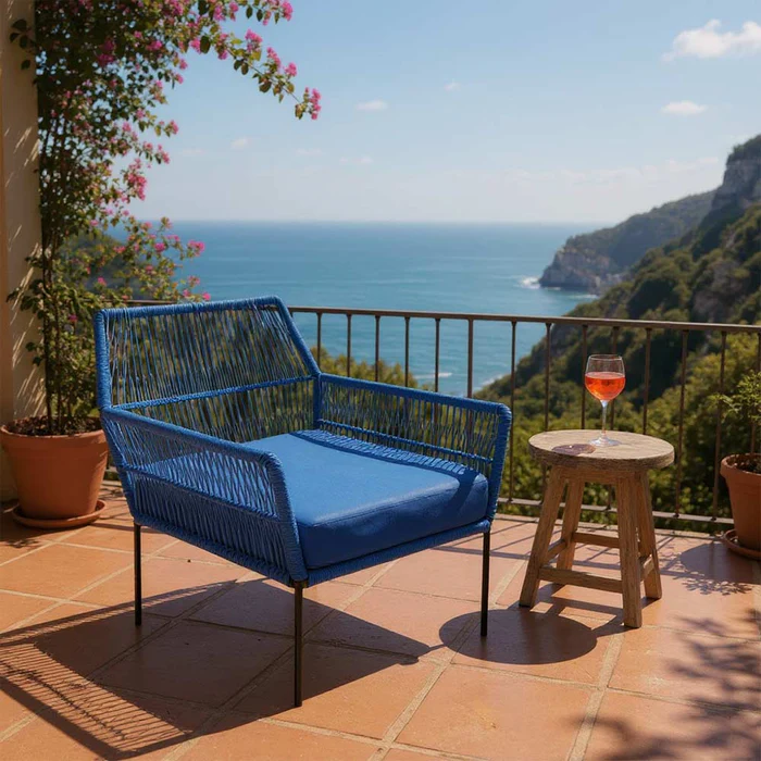 Fauteuil-en-corde-tressee-boheme-Bleu-roi-amboha