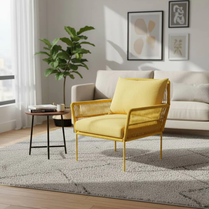 fauteuil_artisanal_corde_jaune_madagascar