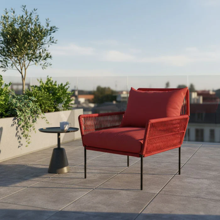 Fauteuil-en-corde-tressee-boheme-Rouge-amboha